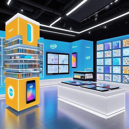 Futuristic Tech-Driven Exclusive Retail Concept