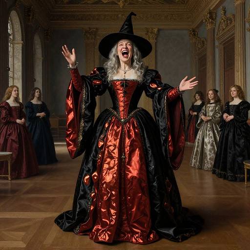 Mad Witch in Princely Ballroom