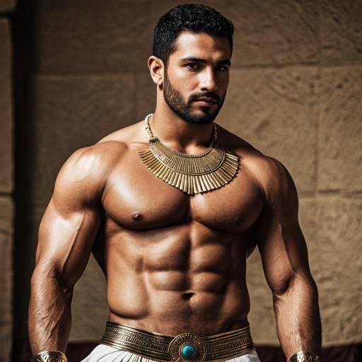 Realistic Male in Egyptian Outfit