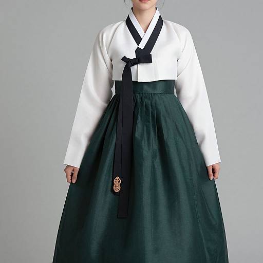 Modern Korean Hanbok Elegance