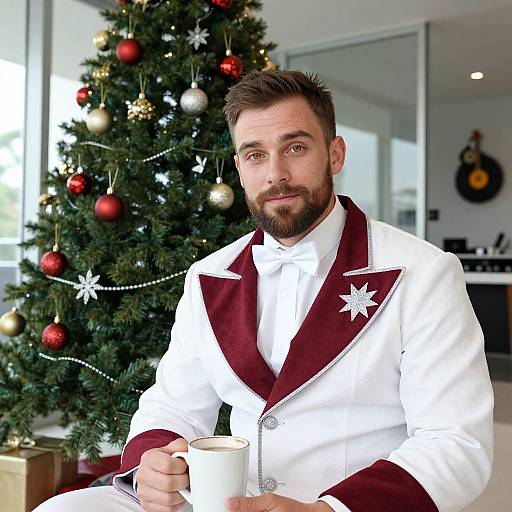 Festive Holiday Party Outfit Scene