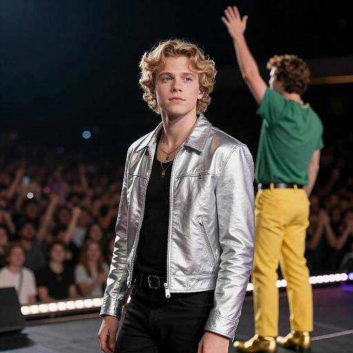 Dynamic Concert Scene with Vibrant Crowd