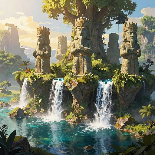 Fantasy Art of Buyan Island