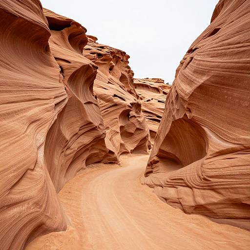 Otherworldly Winding Sandstone Canyon