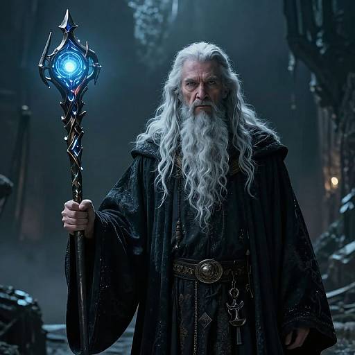 Wise Wizard in Apocalyptic Future