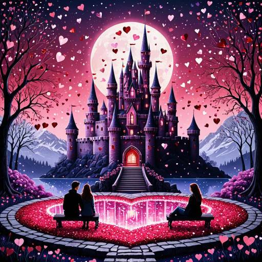 Valentine’s Day Fantasy Castle with Couples
