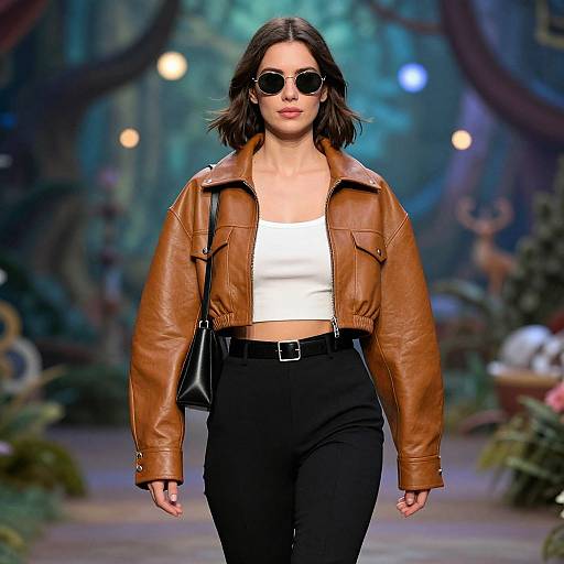 Urban Chic Woman in Wonderland Forest