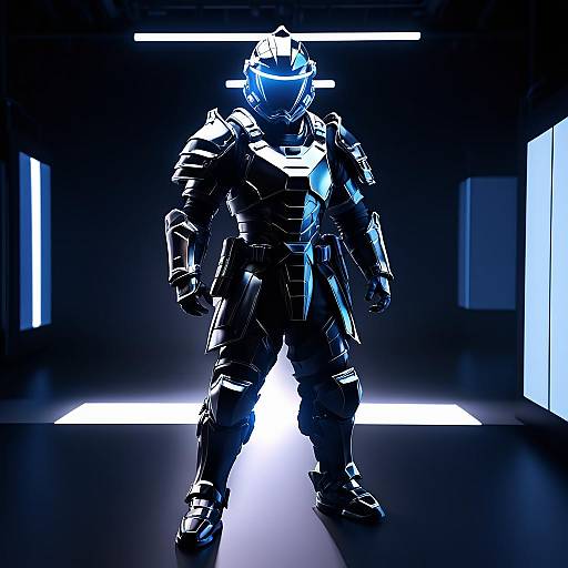 Cinematic Japanese Tactical Soldier Armor