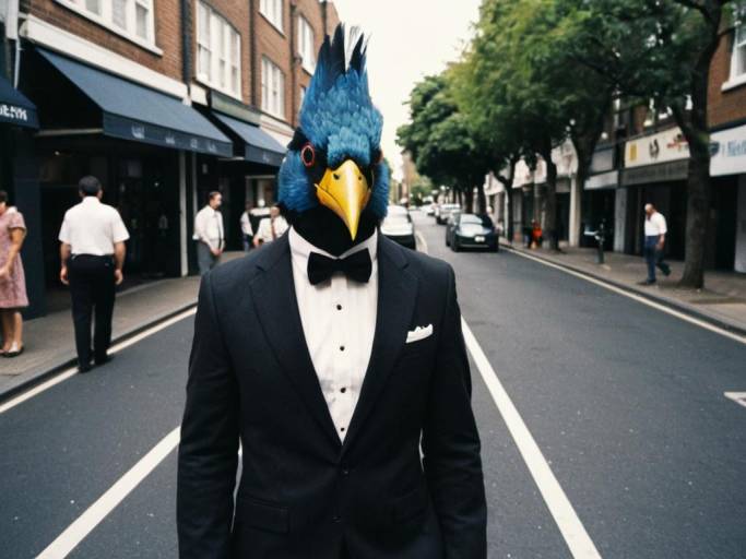 Jay in Fancy Dress Face Swap Suit
