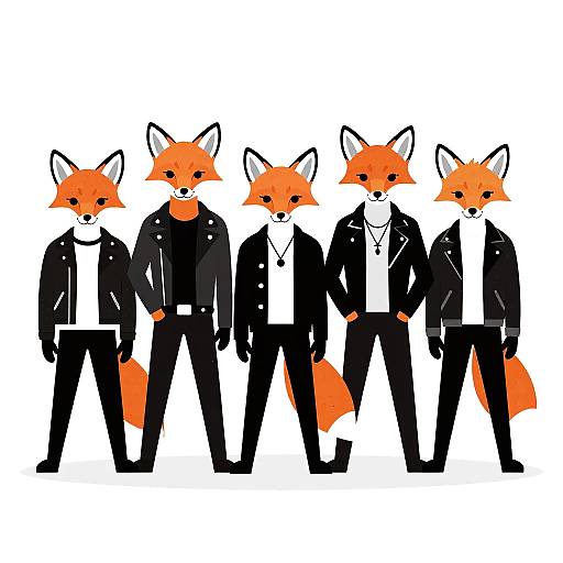 80s Ska Punk Fox Band
