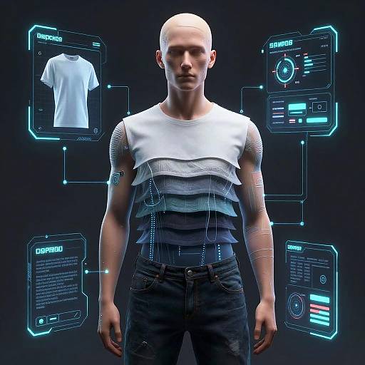 Futuristic AI Deepfake Clothes Remover