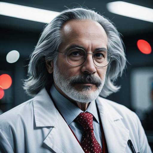 Elderly Scientist Cosplay Costume Design