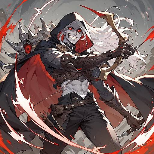 Undead Archer in Skull Armor