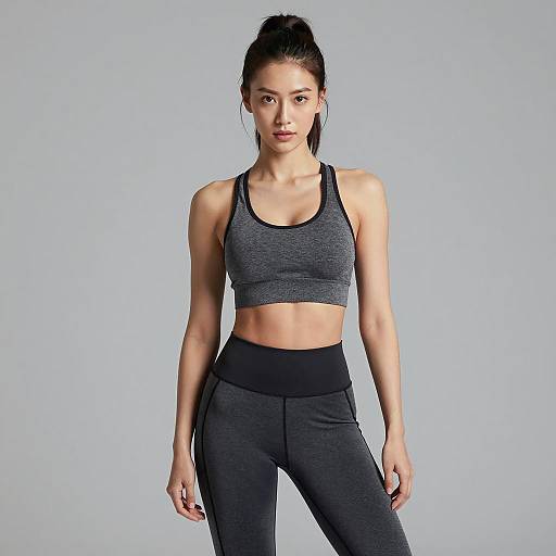 Athletic Woman in Workout Attire