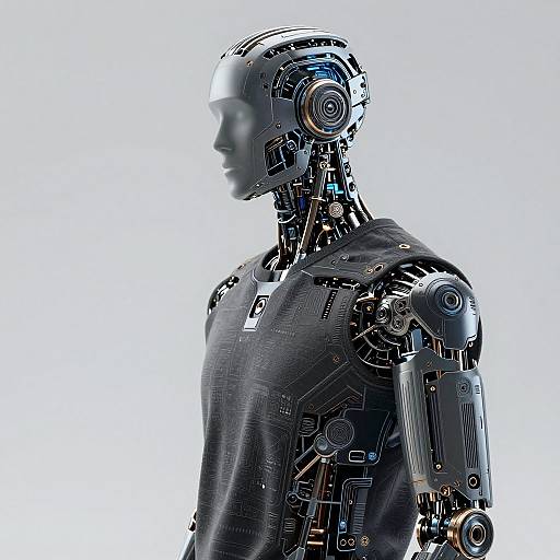 NoFace Robot in Casual Wear