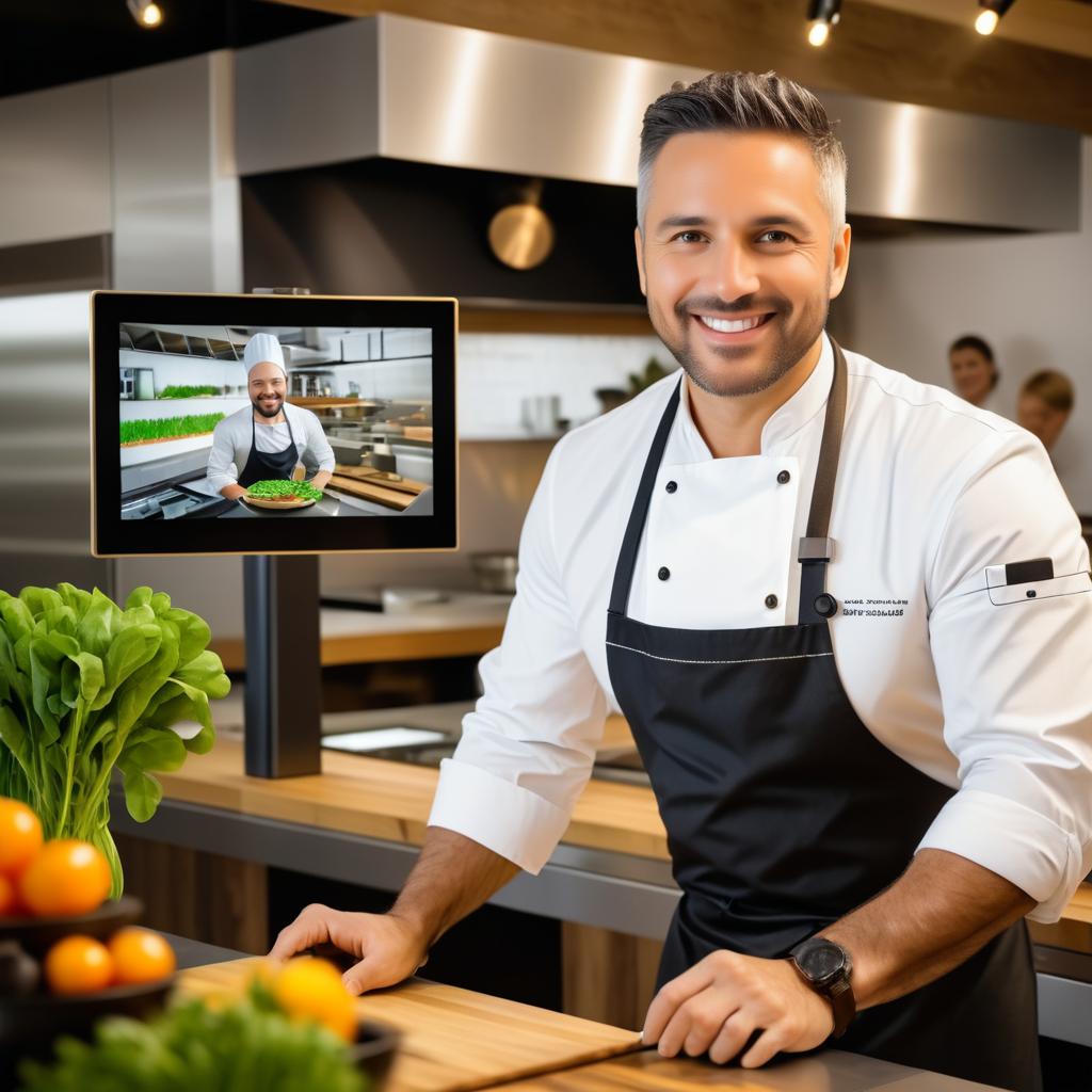 Joyful Collaboration in a Modern Kitchen