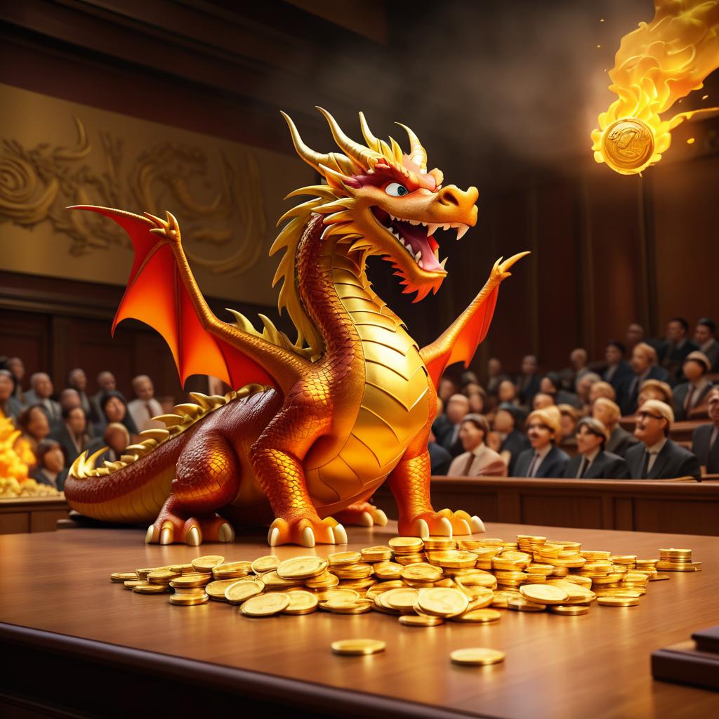 Pixar-Style Dragon Courtroom In Action