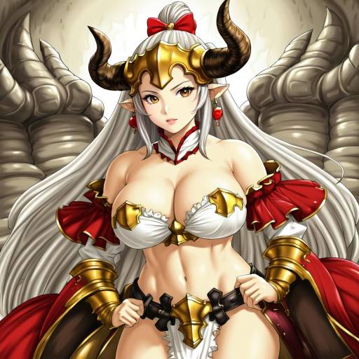 Illustration of Aliza (granblue fantasy), granblue fantasy in the style of Phantom ix row