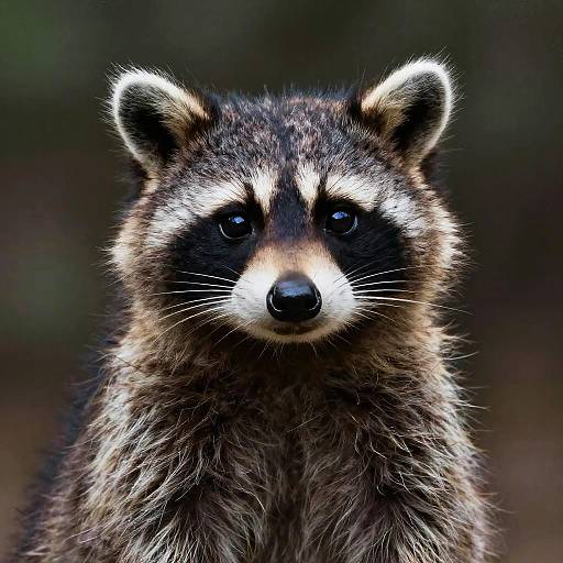 Hyper-Realistic Young Raccoon Oil Painting