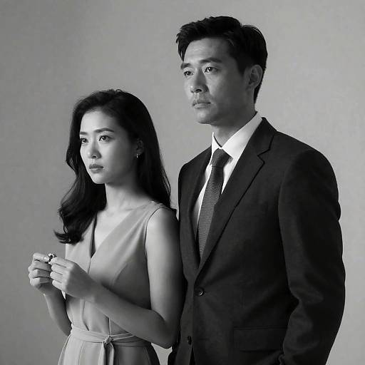 Intimate Shadows: A Black-and-White Portrait