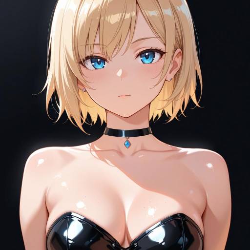 Sleek Portrait of a Stylish Blonde