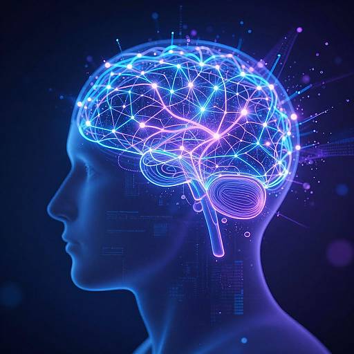 Abstract Modafinil Neural Network Art