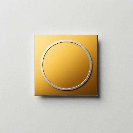 Elegant Golden Yellow and Silver Emblem