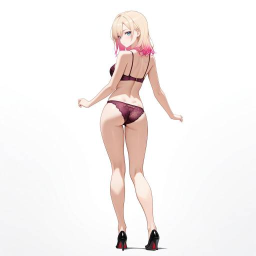 Elegant Lady in Lingerie Portrait Elegant Lady in Lingerie Portrait