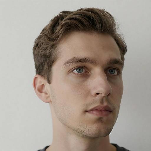 Caucasian Man's Close-Up Photography