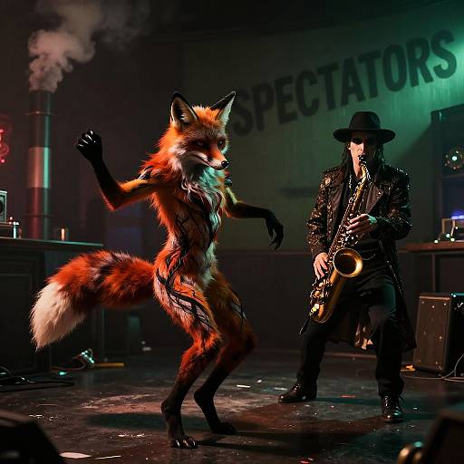 Sinister Shadow Fox & Beatnik Saxophonist