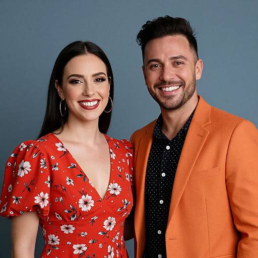 Vibrant Smiles with Stylish Attire