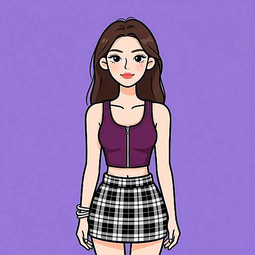 Stylish Woman in Casual Chic Outfit