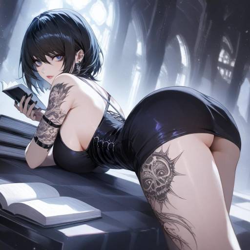 Gothic Girl Inspired by Death Note