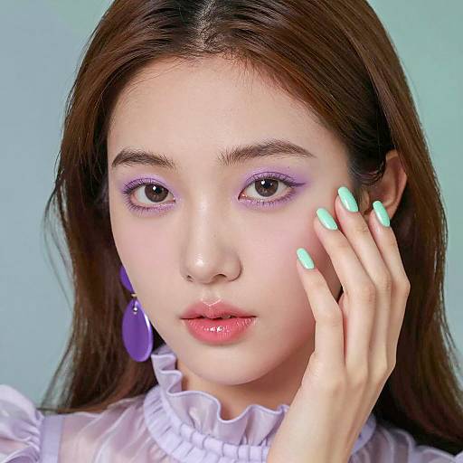 Striking Portrait of a Fashionable Woman