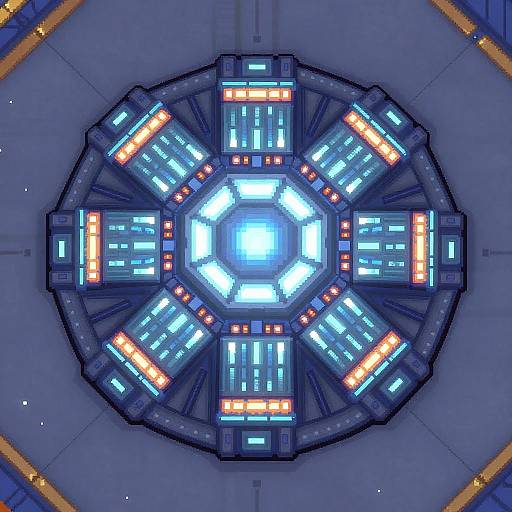 Futuristic Electromagnetic Disruptor Dome