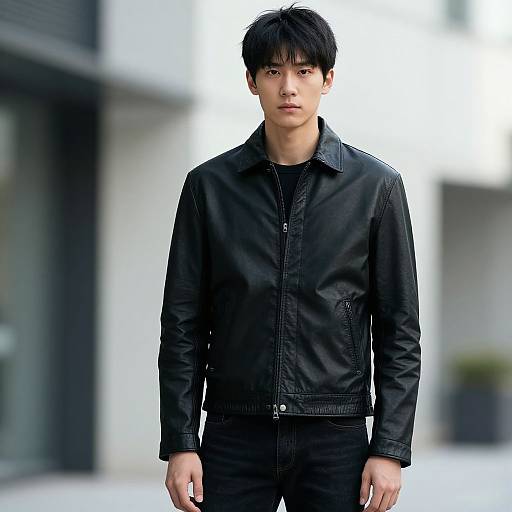 Confident Male Model in Urban Fashion