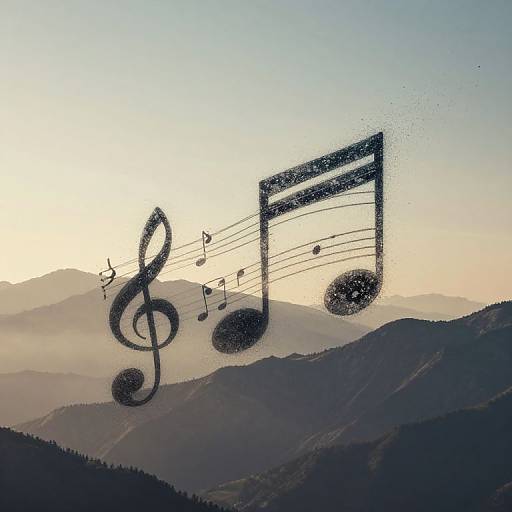 Melodic Mountain Notes Dissolving
