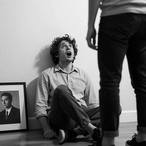 Dramatic Black-and-White Photograph Capture