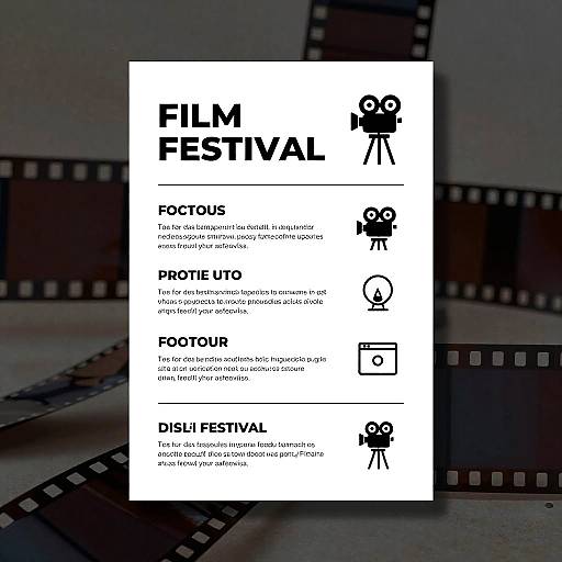 Futuristic Film Festival Template