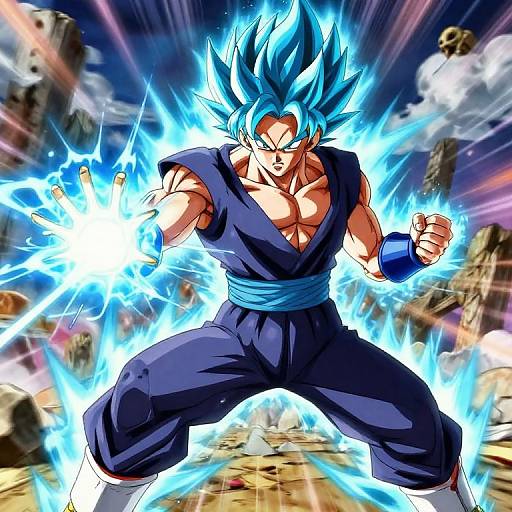 Vegito Blue Mid-Transformation Power