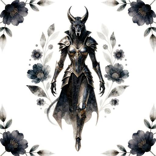 Mufasa Watercolor Banshee in Armor