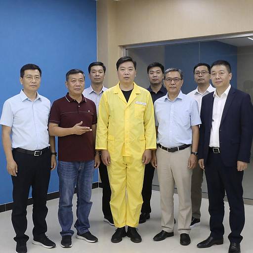 Diverse Group of Men in Indoor Setting