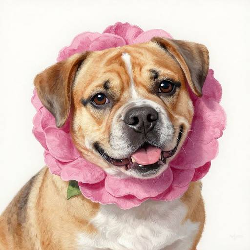 Pastel Dog Portrait by Michelle Hayden-Marsan