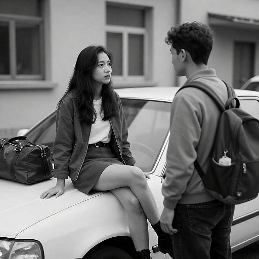 Intimate Moments in Black and White