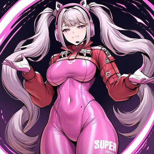 Illustration of Alice (nikke), goddess of victory: nikke in the style of Speedl00ver