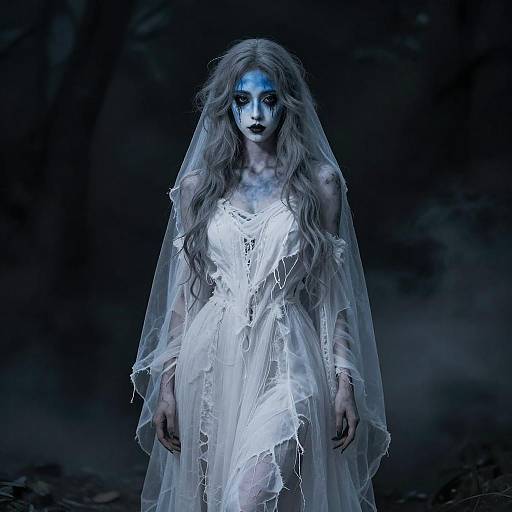 Haunting Ethereal Spectral Figure