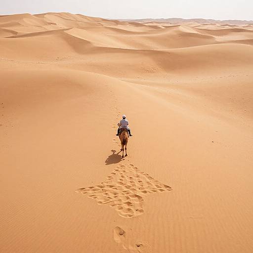 Surreal Desert Camel Journey