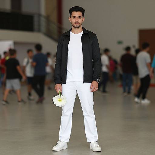 Stylish Male Pop Costume Portrait