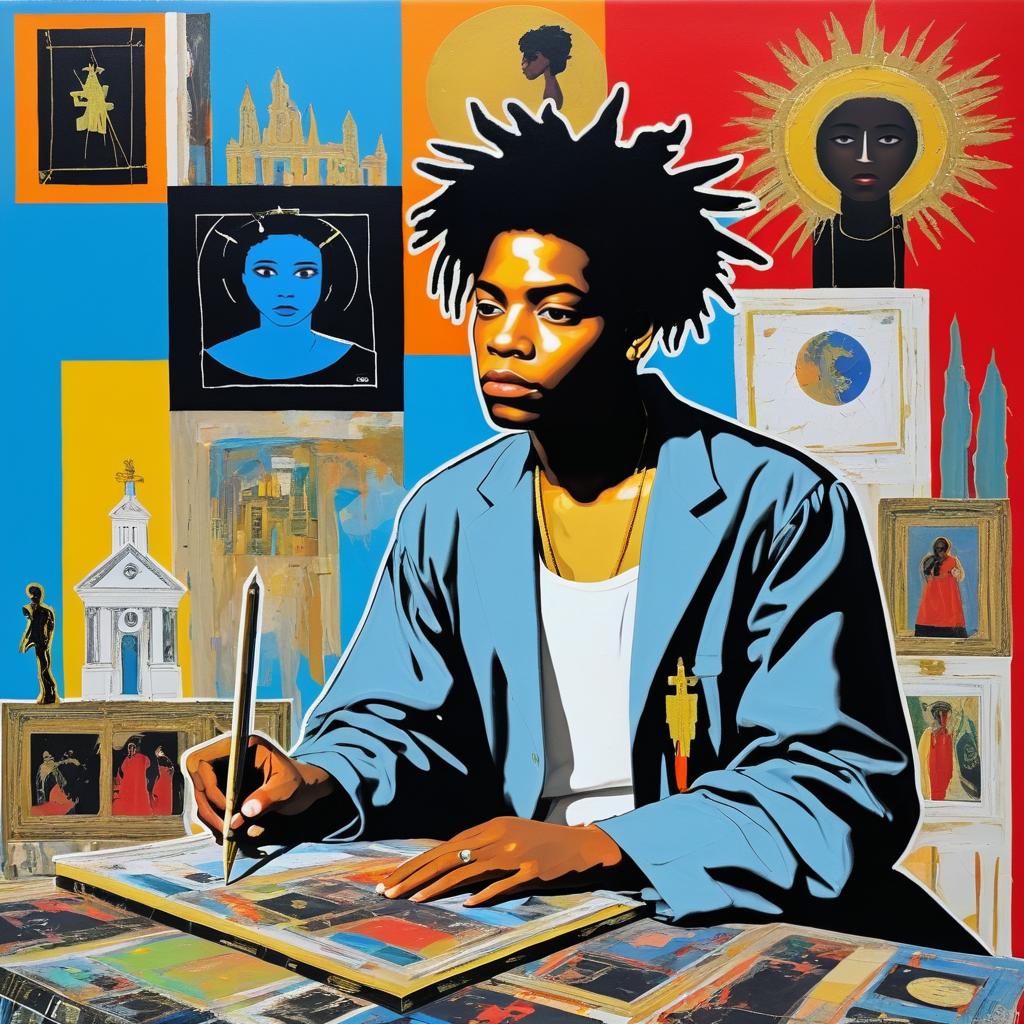 Basquiat-Inspired Dream Patron Art