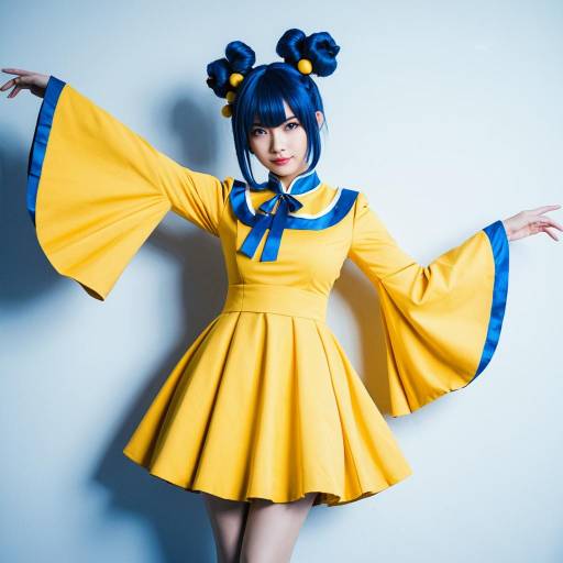 Elegant Lalah Sune Cosplay in Yellow